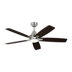 52 in. 5-Blade Indoor Ceiling Fan in Brushed Steel