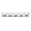 Kichler Lighting Brushed Nickel 5-Light Bath Strip Light 