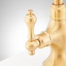 ISABEL SINGLE-HOLE GOOSENECK BAR FAUCET - BRUSHED GOLD 
