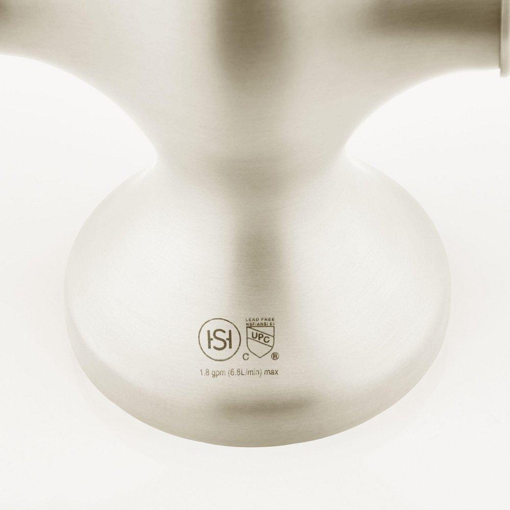 ISABEL SINGLE-HOLE GOOSENECK BAR FAUCET - BRUSHED GOLD 