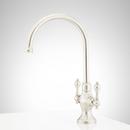 ISABEL SINGLE-HOLE GOOSENECK BAR FAUCET - MATTE BLACK 