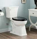Signature Hardware White/Black 1.28 gpf Elongated Floor Mount Two Piece Toilet 