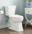 Signature Hardware White 1.28 gpf Elongated Floor Mount Two Piece Toilet 