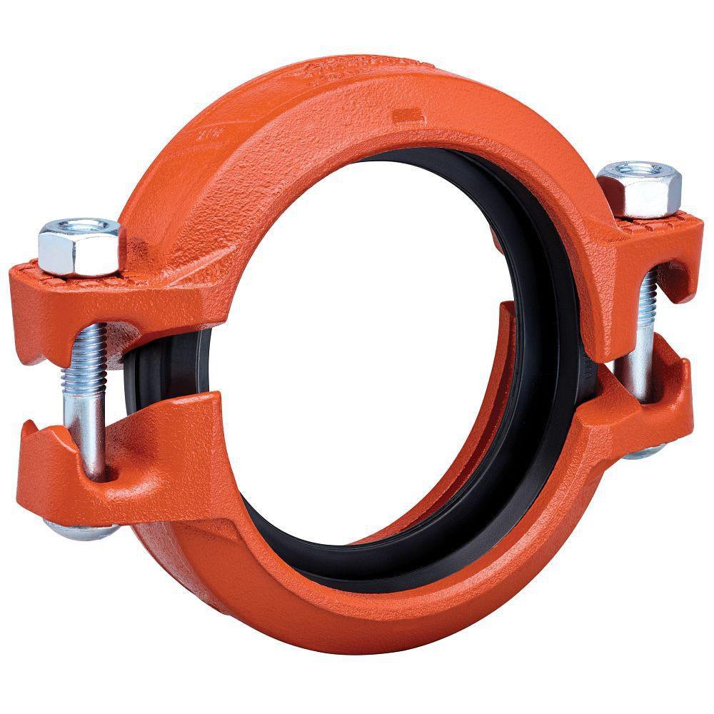 Victaulic Orange Enamel and Painted Grooved Coupling 