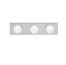 60W 3-Light Bath Vanity Fixture in Brushed Nickel