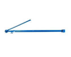 4 ft. Enamel Blue Folding T-Handle Carbon Steel Worn Nut Key