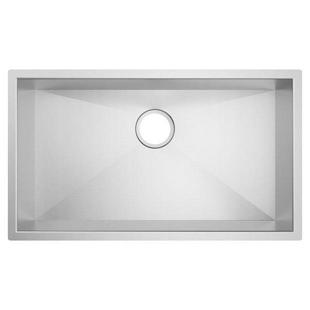 Moen 31 x 18 in. No Hole 1 Bowl Undermount Kitchen Sink 