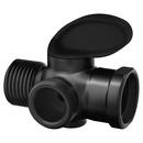 Shower Arm Diverter in Matte Black