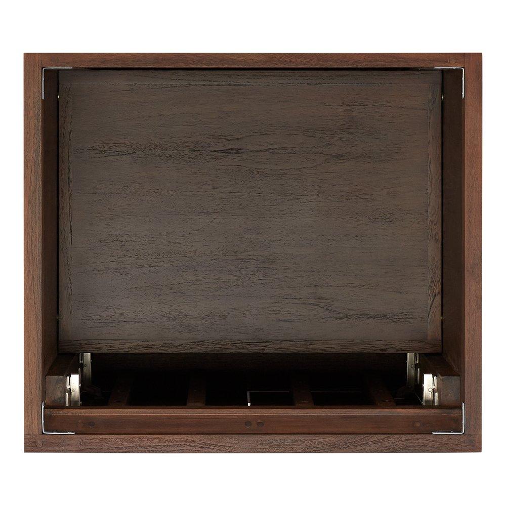 *CVR* 24 TEAK VANITY JAVA NO TOP 