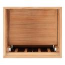 *CVR* 24 TEAK VANITY NATURAL TEAK NO TOP 