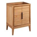 *CVR* 24 TEAK VANITY NATURAL TEAK NO TOP 