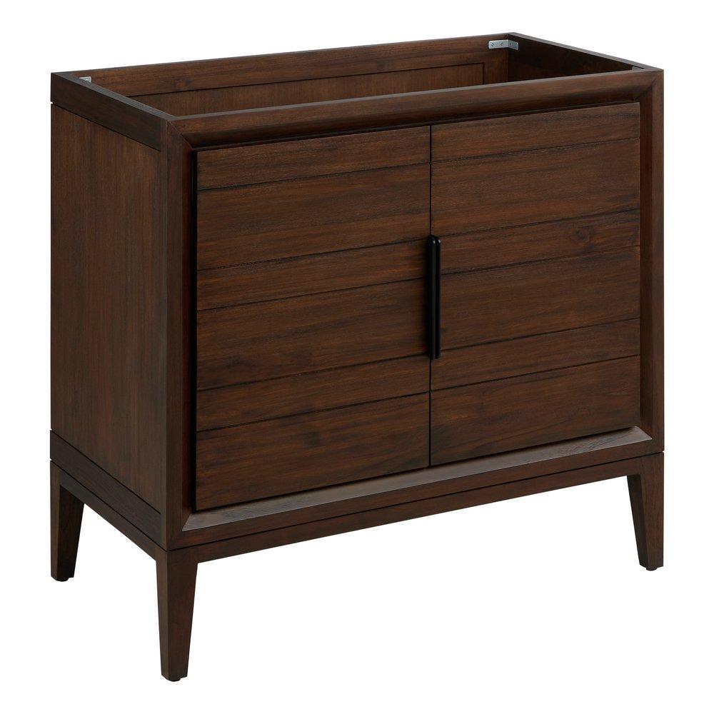 *CVR* 24 TEAK VANITY NATURAL TEAK NO TOP 
