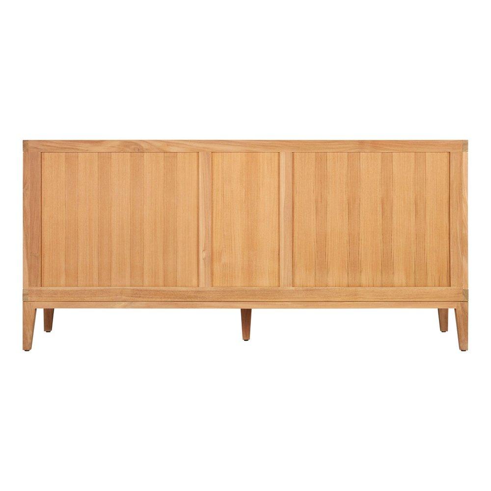 Signature Hardware Natural Teak Vanity Cabinet in Natural Teak 