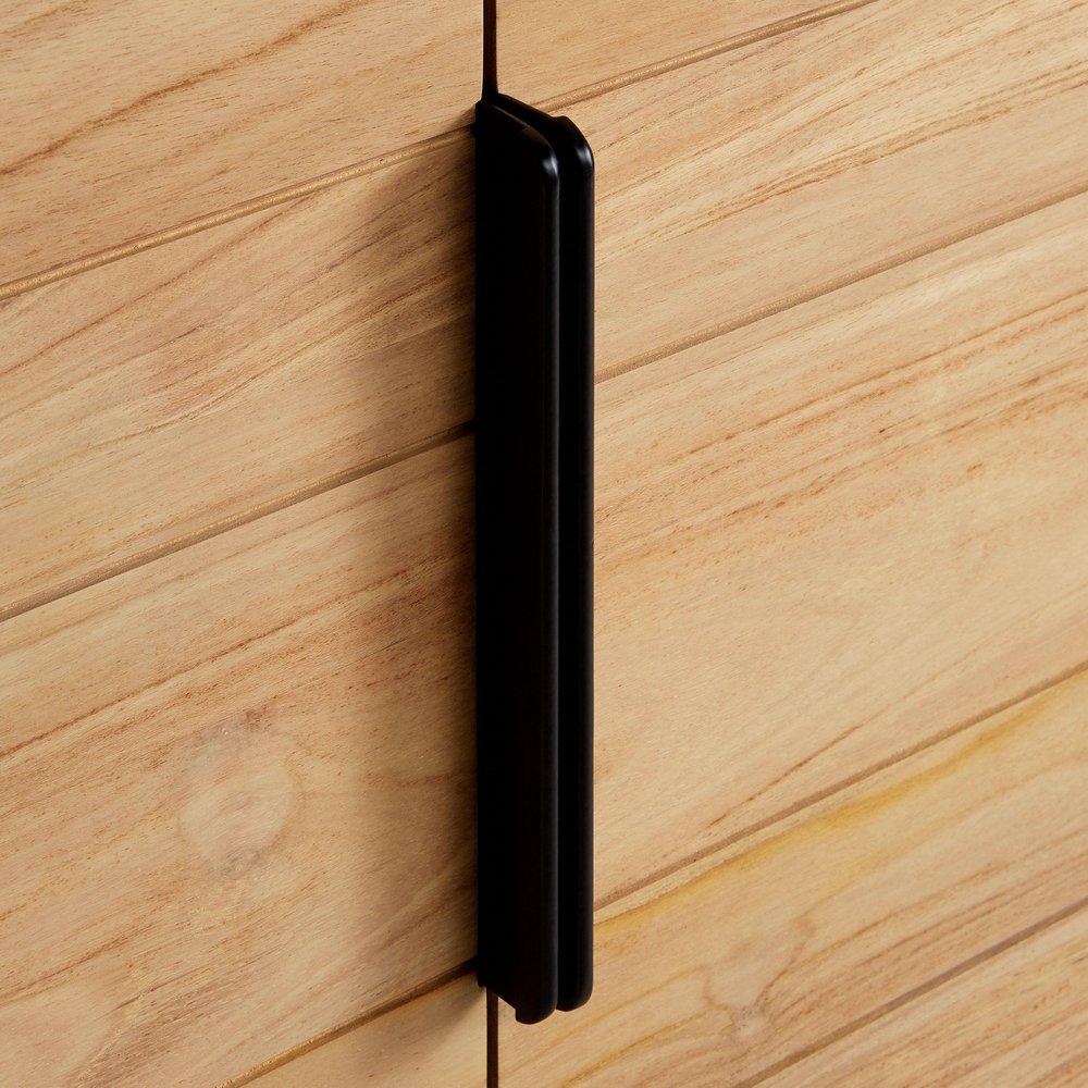 Signature Hardware Natural Teak Vanity Cabinet in Natural Teak 