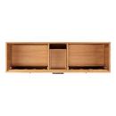 *CVR* 72 TEAK DOUBLE VANITY NATURAL TEAK NO TOP 