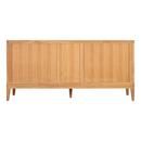 *CVR* 72 TEAK DOUBLE VANITY NATURAL TEAK NO TOP 