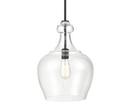 12 in. Wide Suspension Pendant in Matte Black