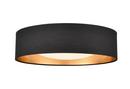 1-Light Flush Mount Ceiling Light in Burnished Gold 