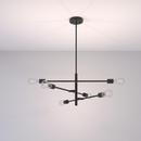 6-Light Pendant Light in Matte Black 