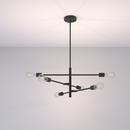 6-Light Pendant Light in Matte Black 