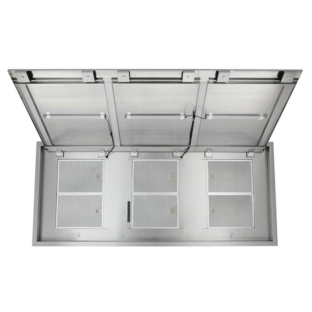 63-INCH CEILING RANGE HOOD BLOWER SOLD SEPARATELY STAINLESS STEEL 