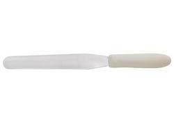 7-15/16 in. Stainless Steel and Plastic Bakery Spatula in White