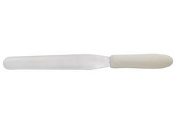 7-15/16 in. Stainless Steel and Plastic Bakery Spatula in White