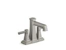 Two Handle Centerset Bathroom Sink Faucet in Vibrant Brushed Nickel