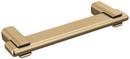 4 in. Center to Center Drawer Pull in Brilliance Luxe Gold