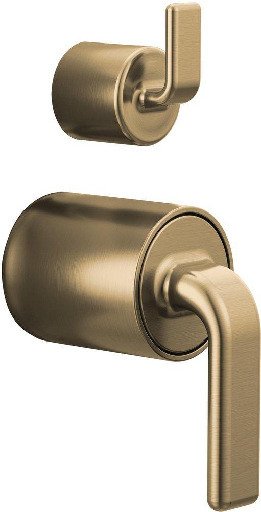 Brizo Brilliance Luxe Gold Two Handle Bathtub & Shower Faucet (Trim Only) 