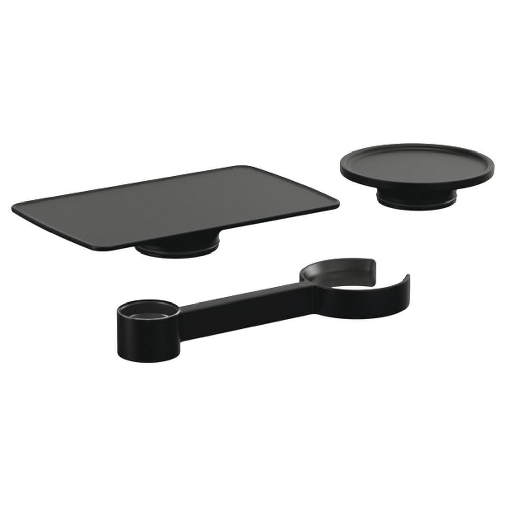 Brizo Matte Black Brass Tub Filler Accessory Kit 
