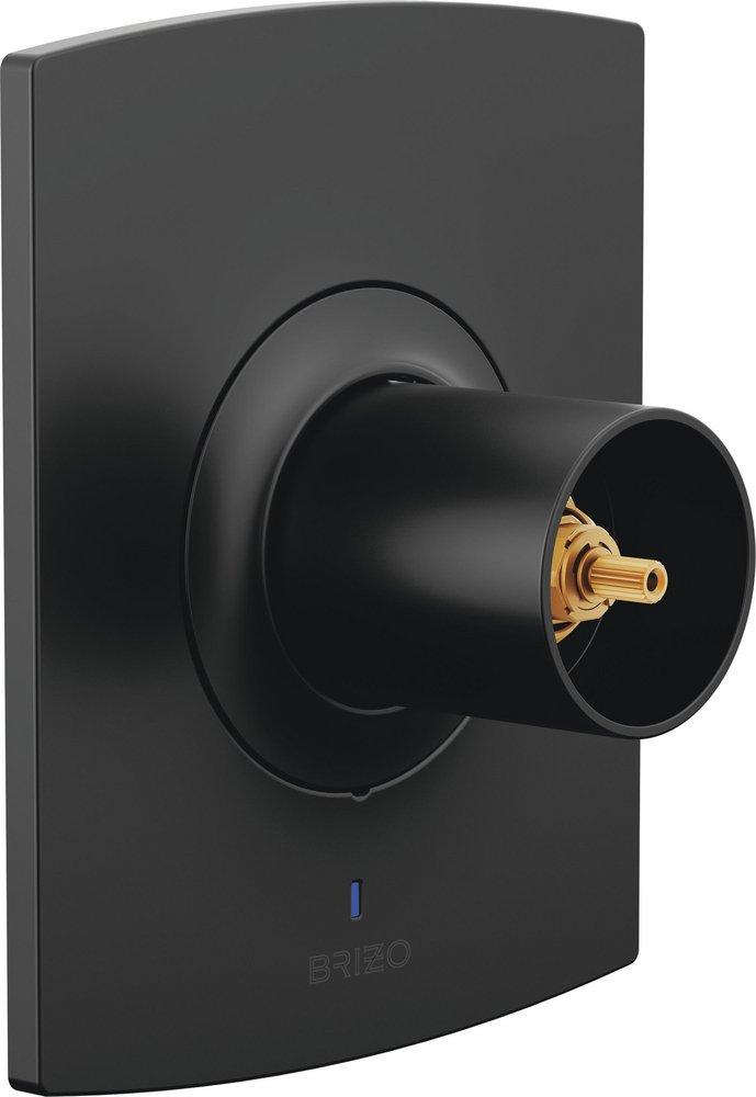 Brizo Matte Black No Handle Pressure Balancing Valve Trim 