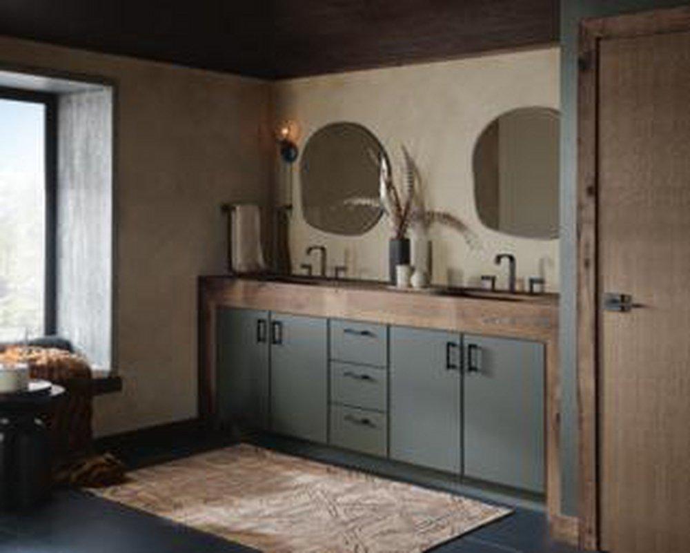 Brizo Matte Black 8 in. Towel Bar 