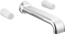 Wall Mount Tub Filler in Polished Chrome (Handles Sold Separately)