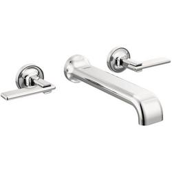 Wall Mount Tub Filler in Polished Chrome (Handles Sold Separately)
