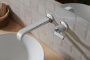 BRIZO ALLARIA SINGLE HOLE WALL MOUNT LAVATORY TWIST LEVER HANDLE 