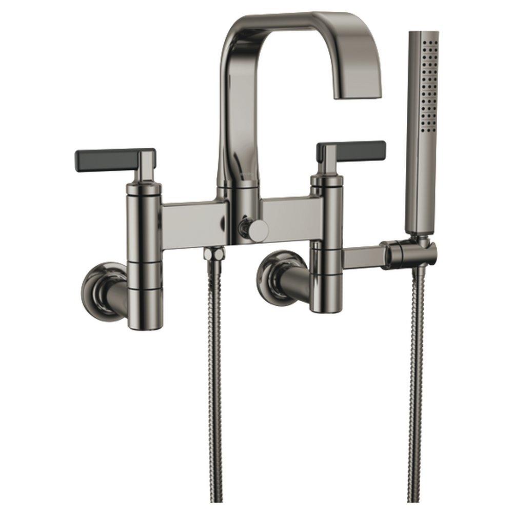 Brizo Brilliance Black Onyx Two Handle Lever Floor Mount Filler (Trim Only) 