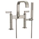 Brizo Luxe Nickel Two Handle Lever Floor Mount Filler 