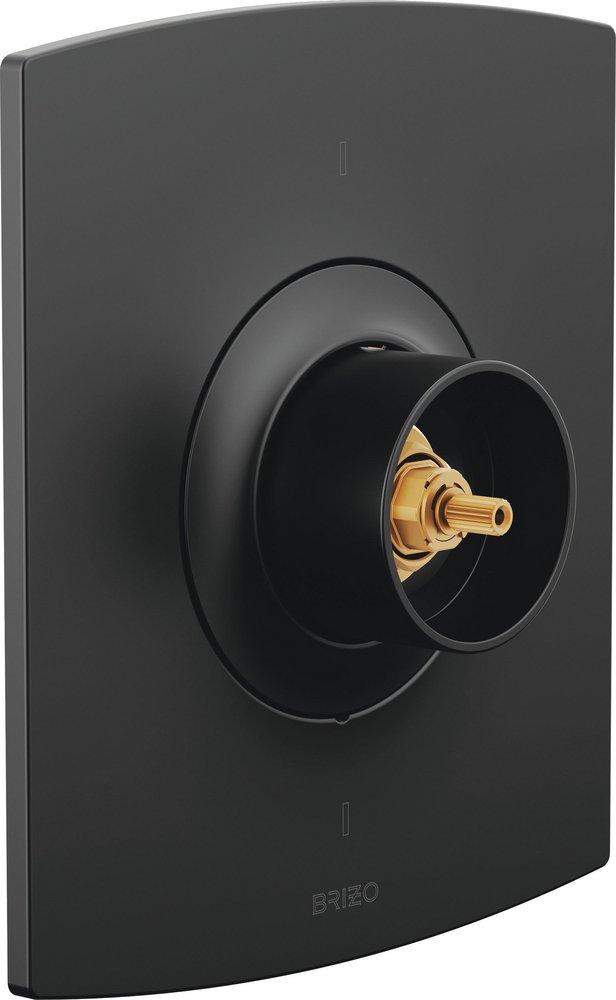 Brizo Matte Black Bathtub & Shower Faucet (Trim Only) 