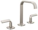 Brizo Luxe Nickel No Handle Widespread Bathroom Sink Faucet 