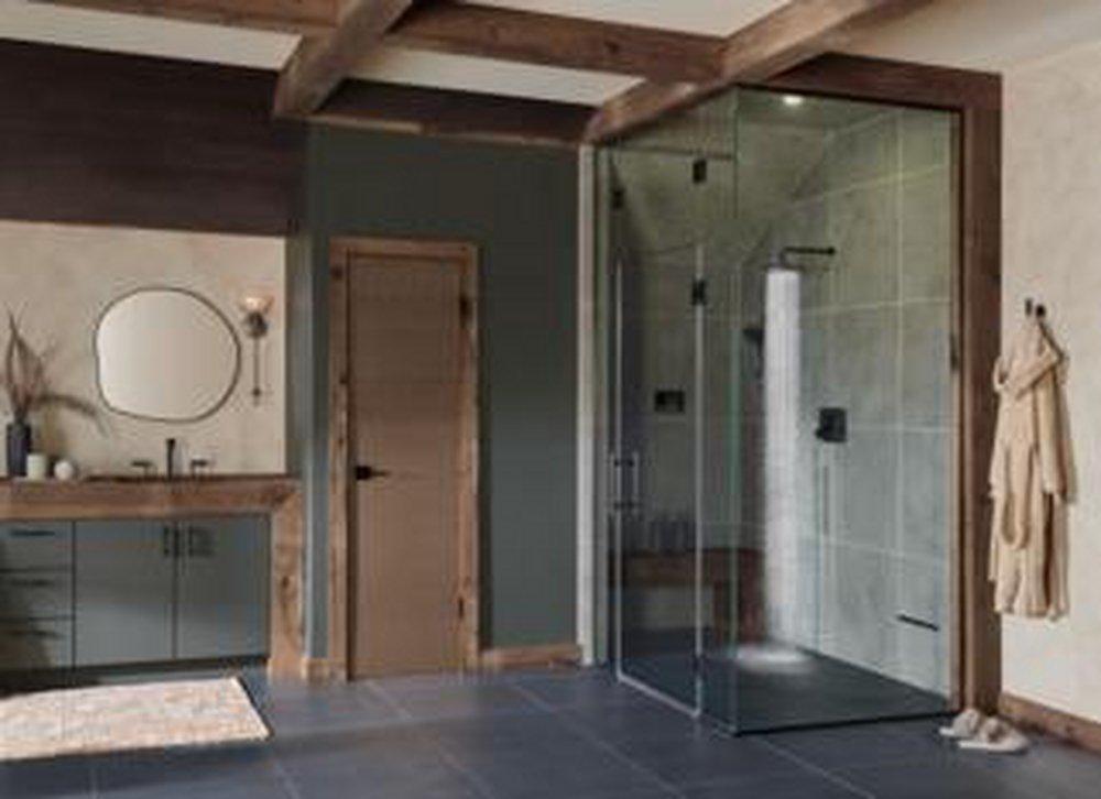 Brizo Matte Black Thermostatic and Volume Control Valve Trim 