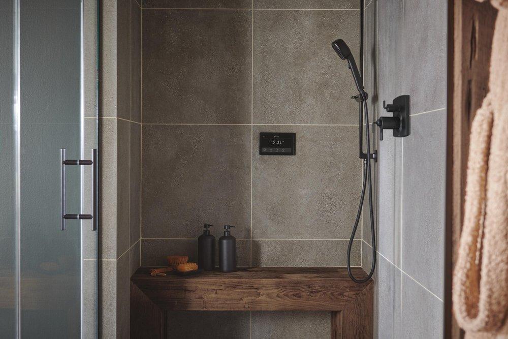 Brizo Matte Black Thermostatic and Volume Control Valve Trim 