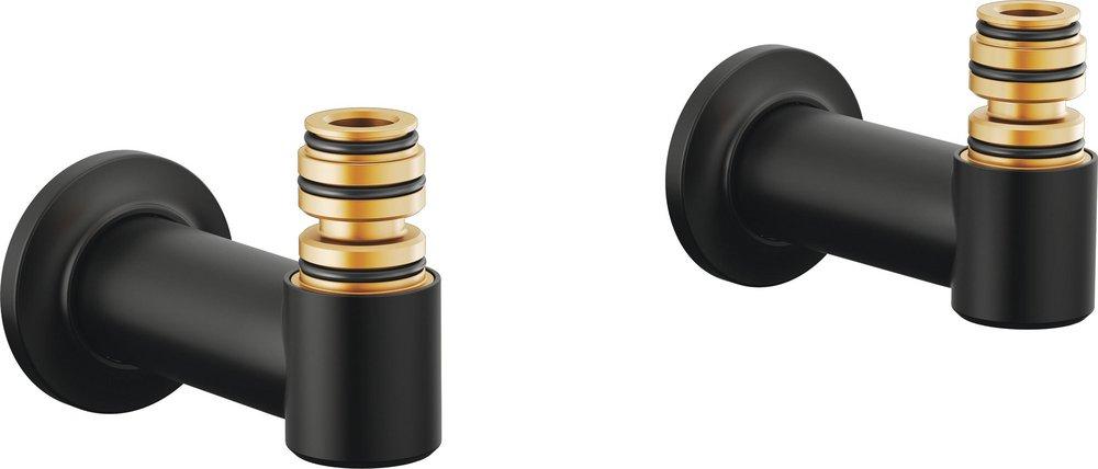 Brizo Matte Black Wall Mount Filler 