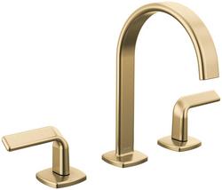 Two Handle Widespread Bathroom Sink Faucet in Brilliance® Luxe Gold® (Handles Sold Separately)
