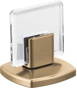 Widespread Knob Handle Kit in Brilliance® Luxe Gold®/Clear