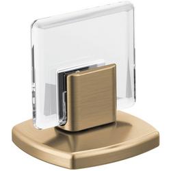 Widespread Knob Handle Kit in Brilliance&reg; Luxe Gold&reg;/Clear