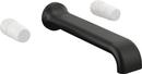 Wall Mount Tub Filler in Matte Black (Handles Sold Separately)
