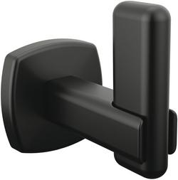 1-Hook Robe Hook in Matte Black