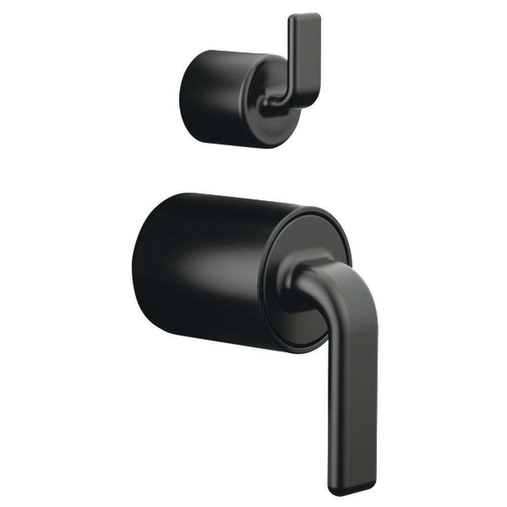 Brizo Matte Black Two Handle Bathtub & Shower Faucet (Trim Only) 