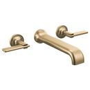 Wall Mount Tub Filler in Luxe Gold (Handles Sold Separately)